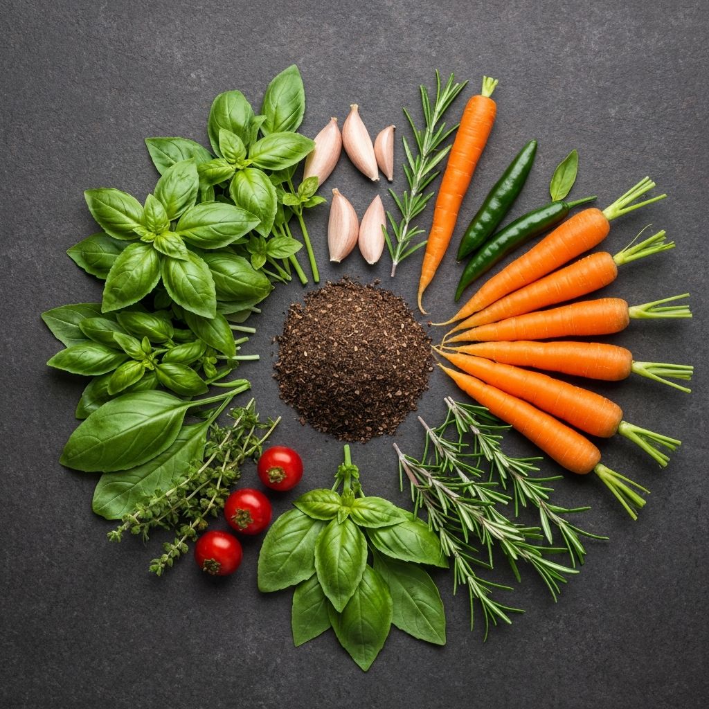 Natural ingredients selection